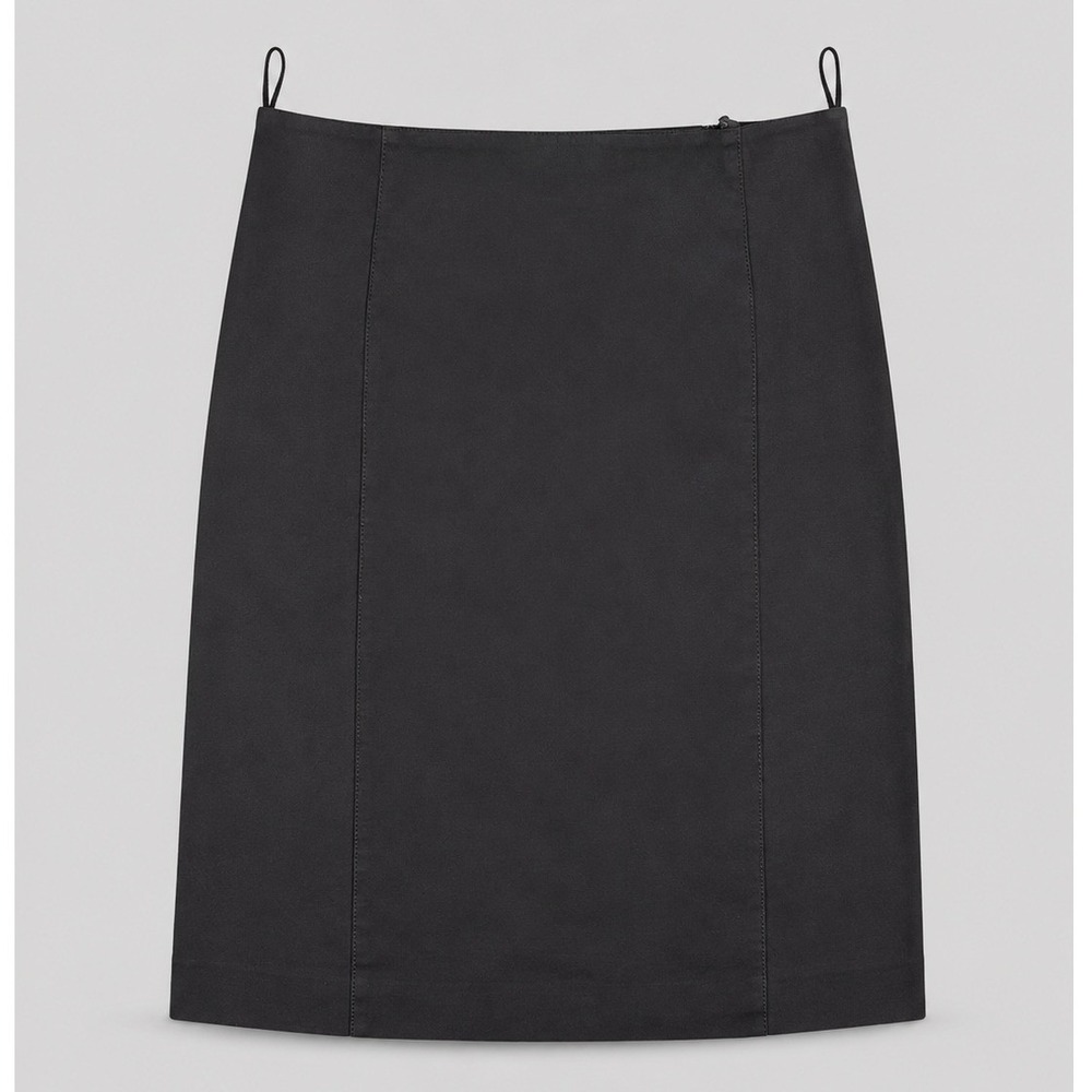 Prada Vintage 2000s Black Pencil Skirt Size 40 IT 4 US Stretch Made in Italy Y2K